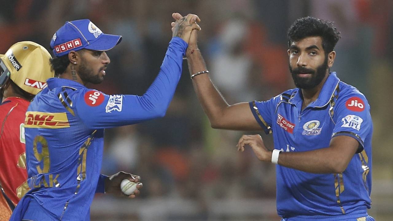 Jasprit Bumrah's third of the night got rid of Shashank Singh, Punjab Kings vs Mumbai Indians, IPL 2024, Mullanpur, April 18, 2024
