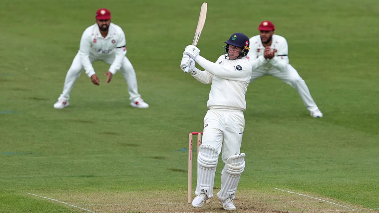 Colin Ingram's unbeaten 69 was vital for the visitors, Northamptonshire vs Glamorgan, County Championship, Division Two, Wantage Road, April 19, 2024