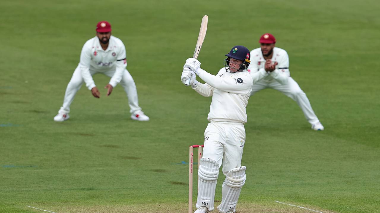 Colin Ingram's unbeaten 69 was vital for the visitors, Northamptonshire vs Glamorgan, County Championship, Division Two, Wantage Road, April 19, 2024