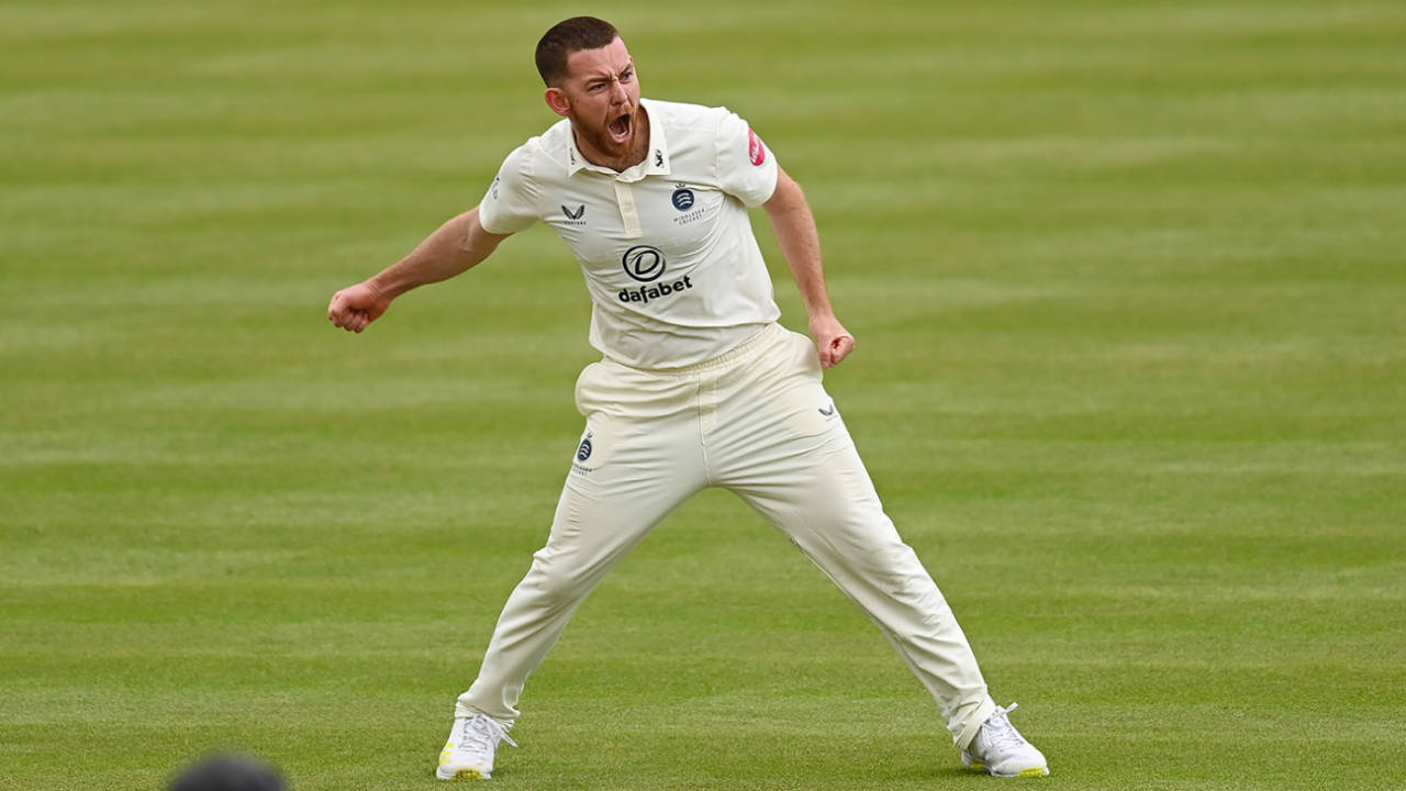 Ryan Higgins claimed a four-wicket haul, Middlesex vs Yorkshire, County Championship, Division Two, Lord's, April 19, 2024