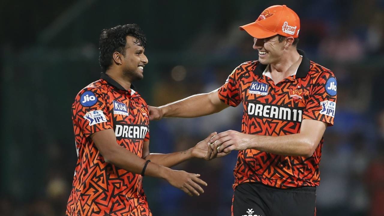 T Natarajan and Pat Cummins tied down Delhi Capitals' batters, Delhi Capitals vs Sunrisers Hyderabad, IPL 2024, Delhi, April 20, 2024