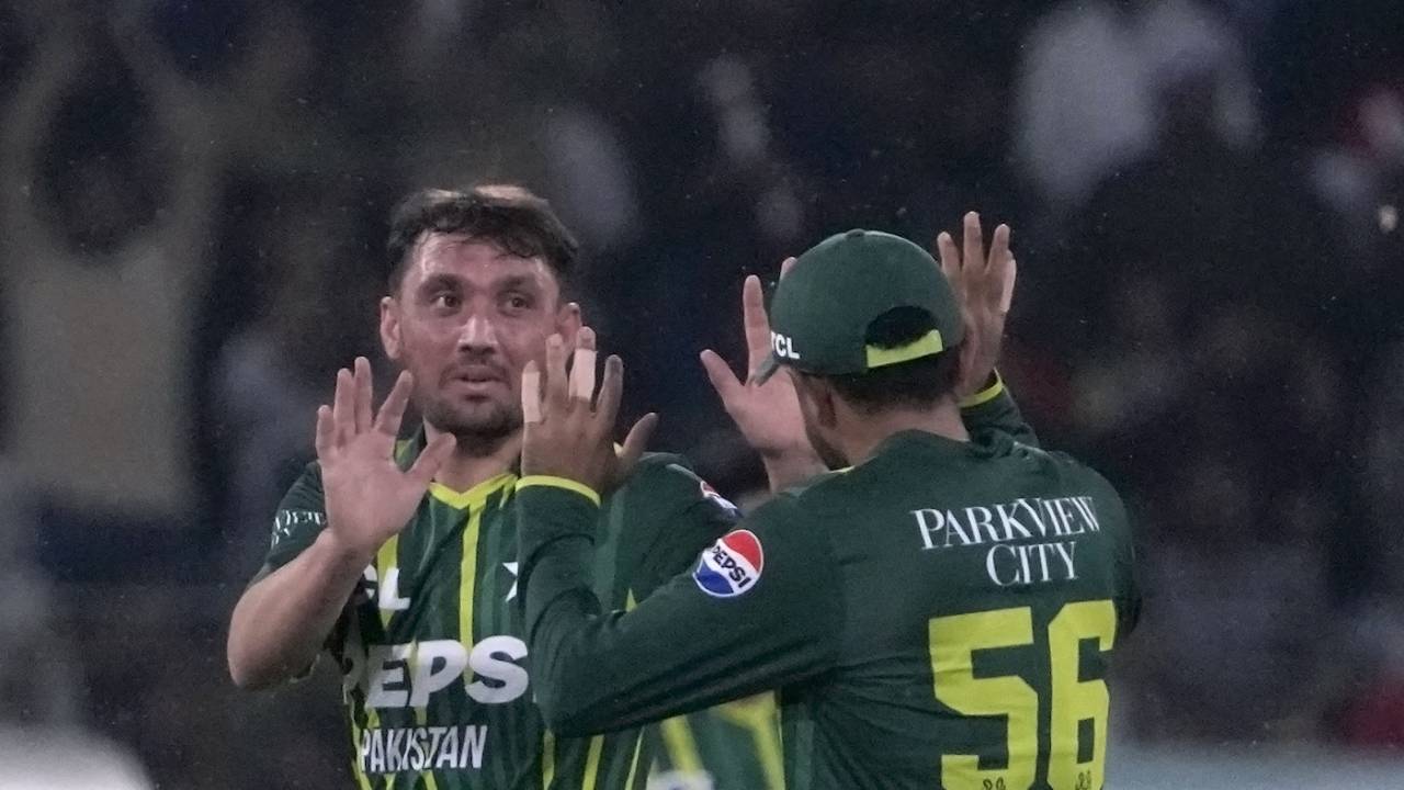 Zaman Khan got Pakistan their first wicket, Pakistan vs New Zealand, 4th T20I, Lahore, April 25, 2024
