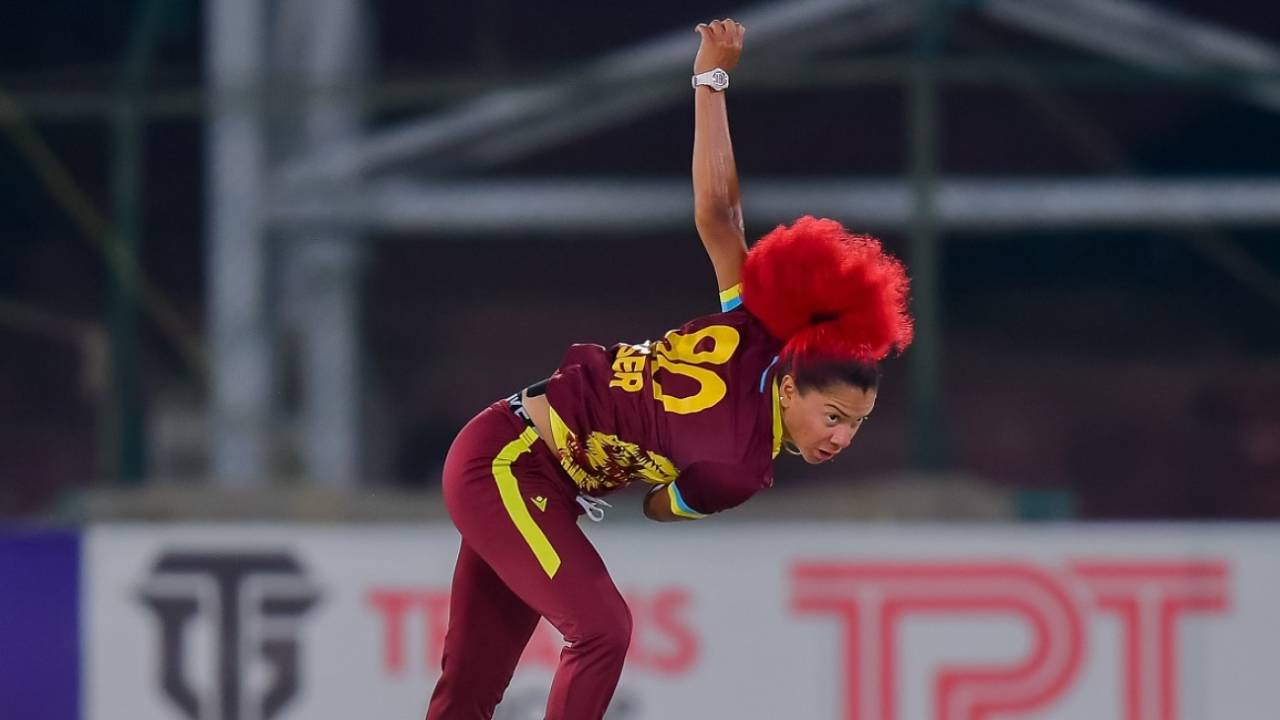Cherry-Ann Fraser shared the new ball, Pakistan vs West Indies, 1st women's T20I, Karachi, April 26, 2024
