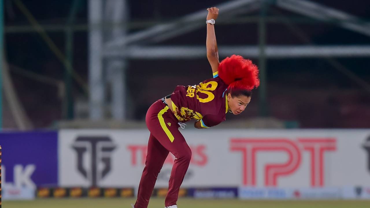 Cherry-Ann Fraser shared the new ball, Pakistan vs West Indies, 1st women's T20I, Karachi, April 26, 2024