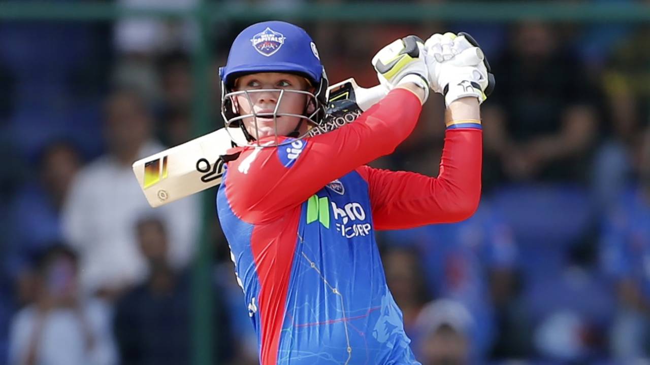 Jake Fraser-McGurk had 34 against his name after the first two overs, Delhi Capitals vs Mumbai Indians, IPL 2024, Delhi, April 27, 2024