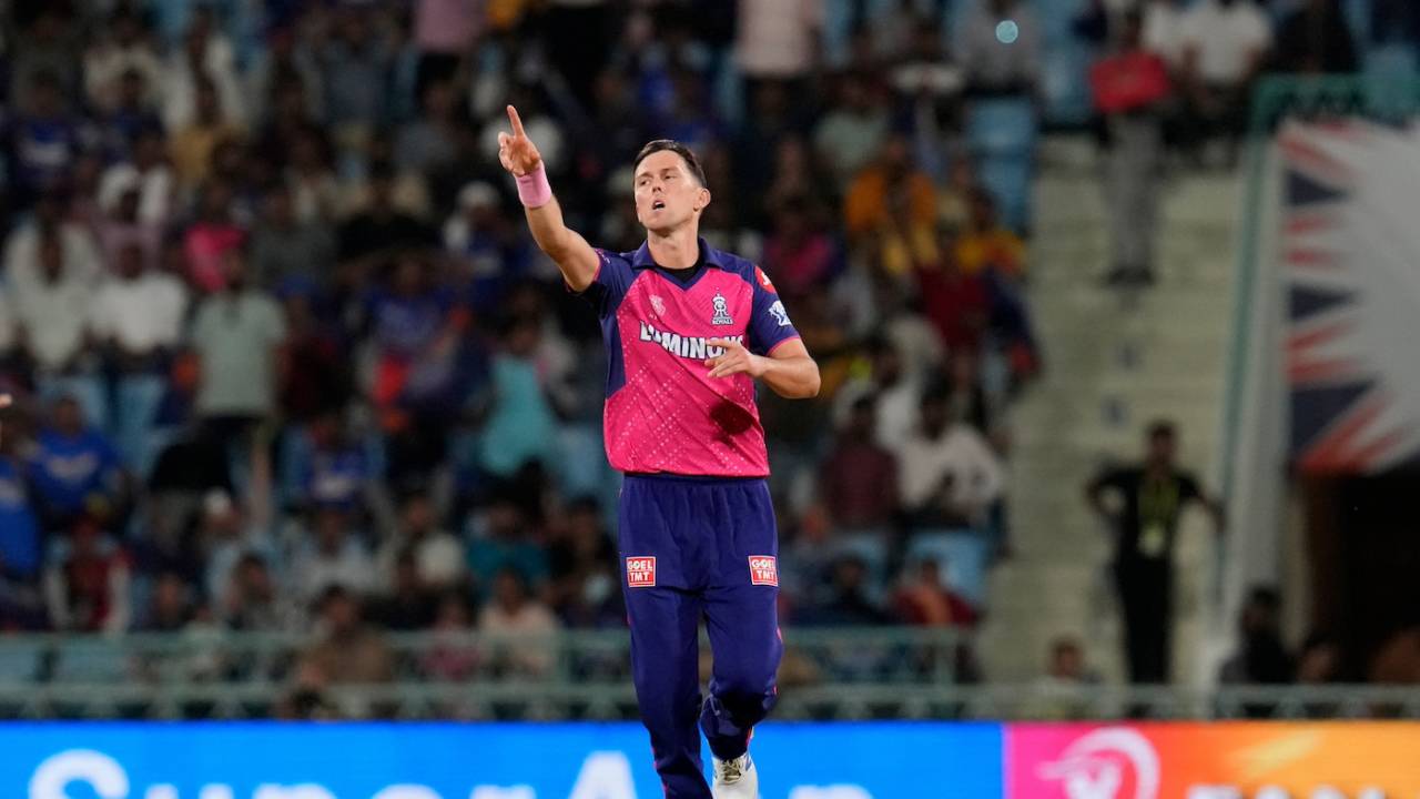 Trent Boult struck in the first over of the game yet again, Lucknow Super Giants vs Rajasthan Royals, IPL 2024, Lucknow, April 27, 2024