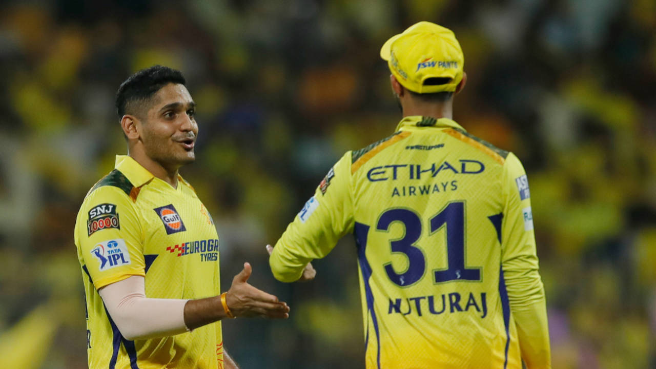 Tushar Deshpande finished with figures of 3-0-27-4, Chennai Super Kings vs Sunrisers Hyderabad, IPL 2024, Chennai, April 28, 2024