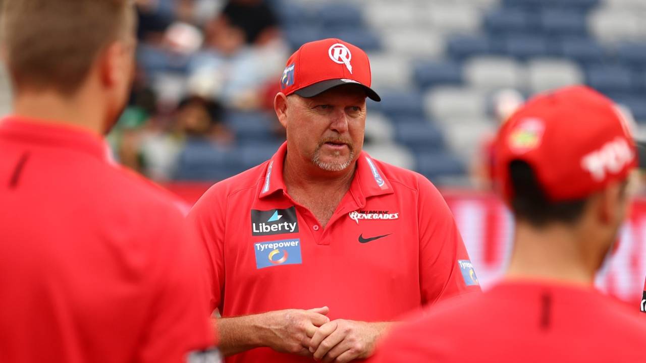 David Saker has been sacked as Melbourne Renegades coach