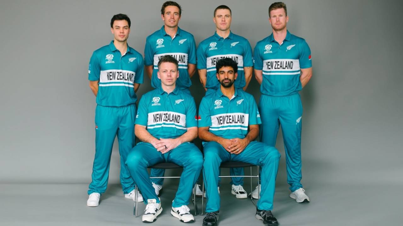 New Zealand's kit for the T20 World Cup 2024, April 29, 2024