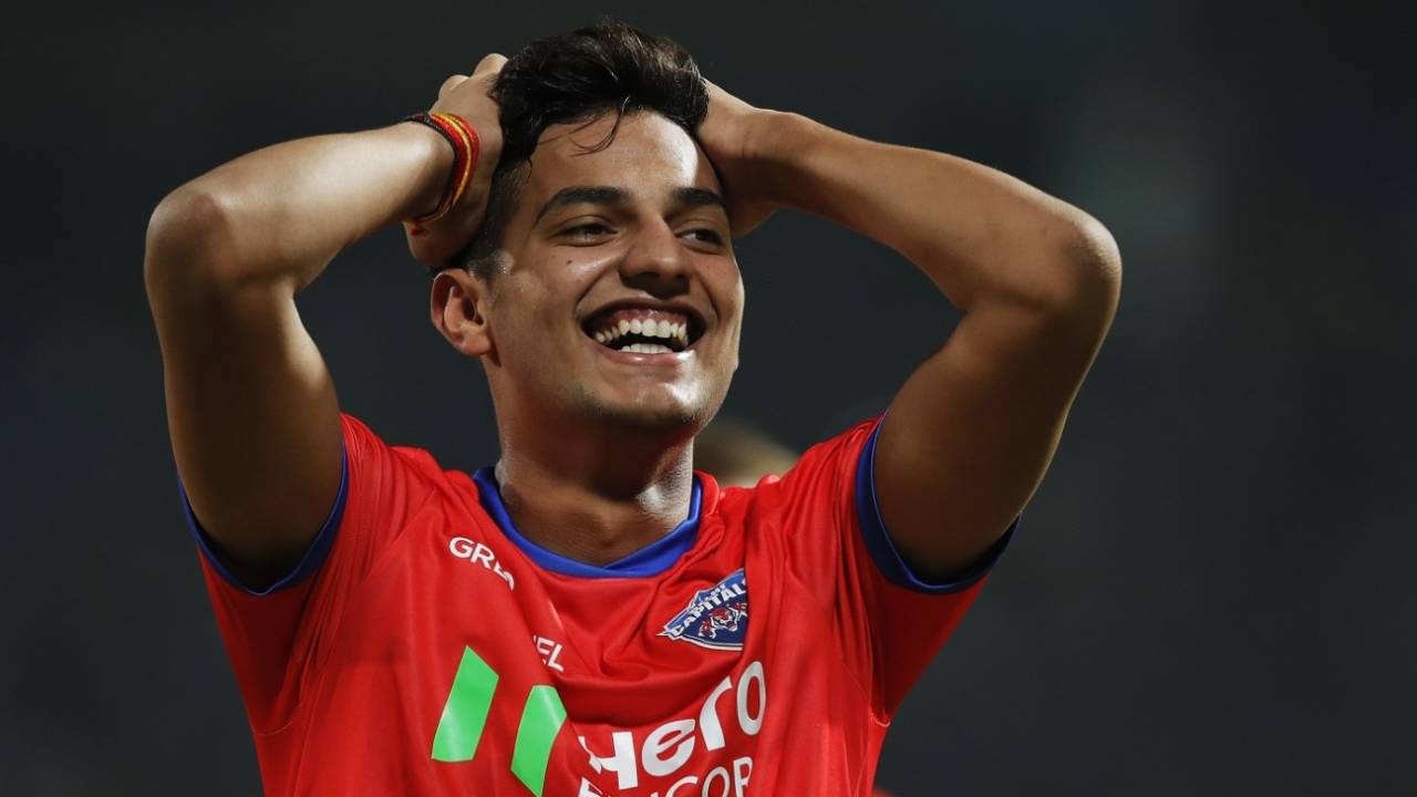 Yash Dhull warms up before the match, Kolkata Knight Riders vs Delhi Capitals, IPL 2024, Kolkata, April 29, 2024