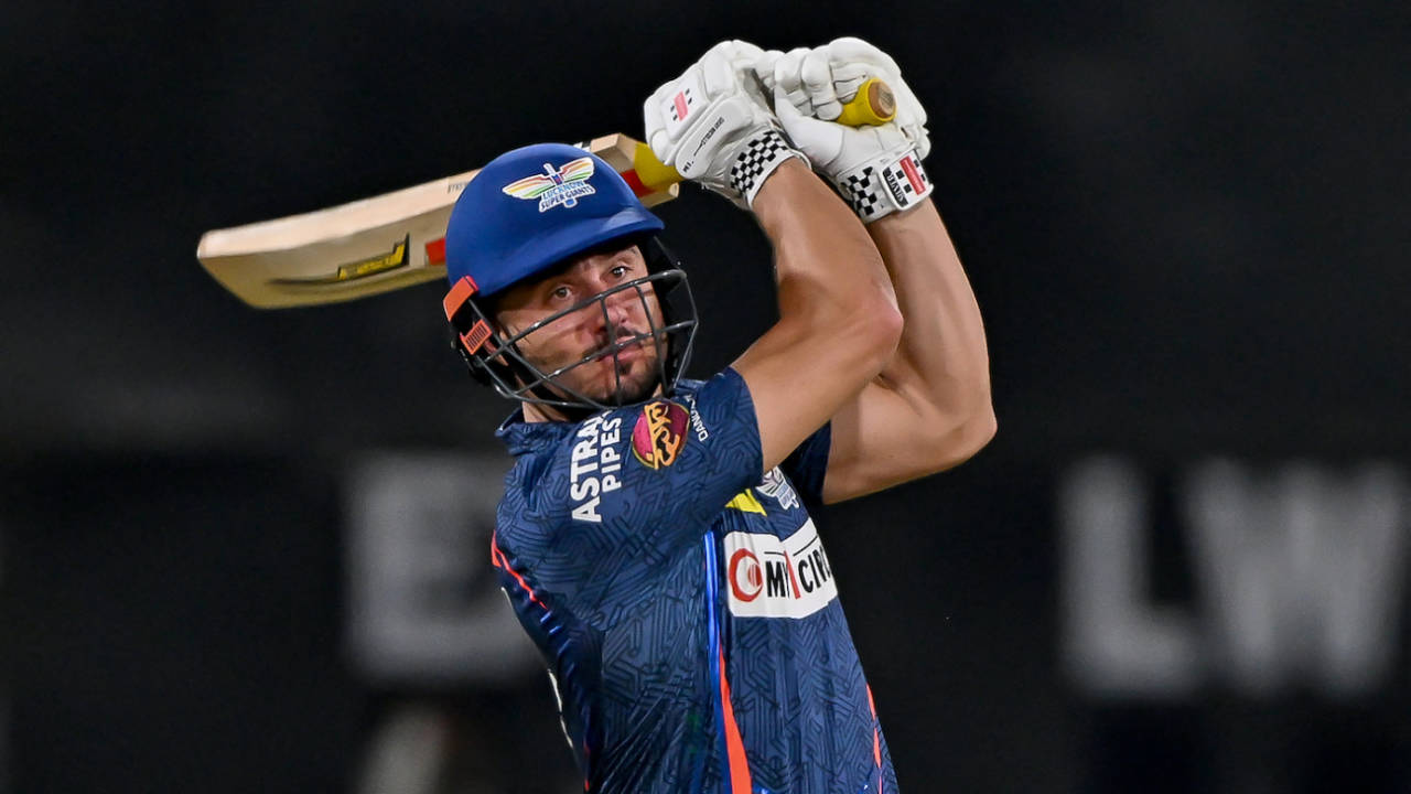Marcus Stoinis scored quickly on a tricky pitch, Lucknow Super Giants vs Mumbai Indians, IPL 2024, Lucknow, April 30, 2024 