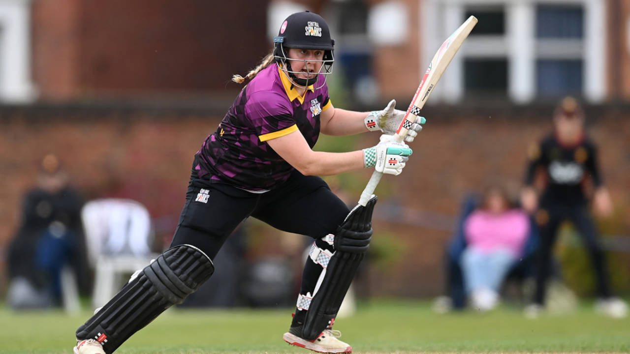 Abigail Freeborn scored 93, Central Sparks vs Sunrisers, Rachael Heyhoe Flint Trophy, Kidderminster, May 01, 2024