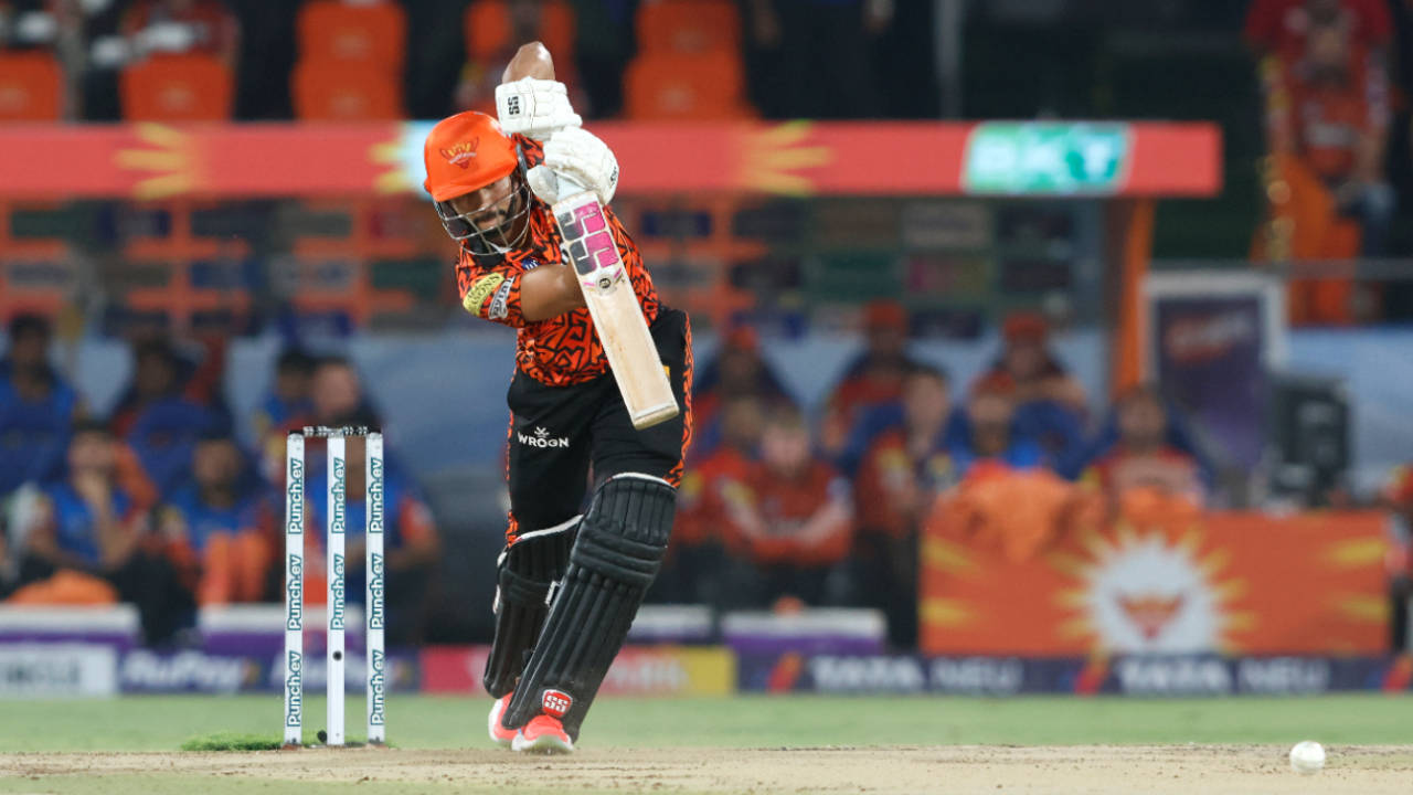 Nitish Kumar Reddy put on a crucial stand with Travis Head, Sunrisers Hyderabad vs Rajasthan Royals, IPL 2024, Hyderabad, May 2, 2024