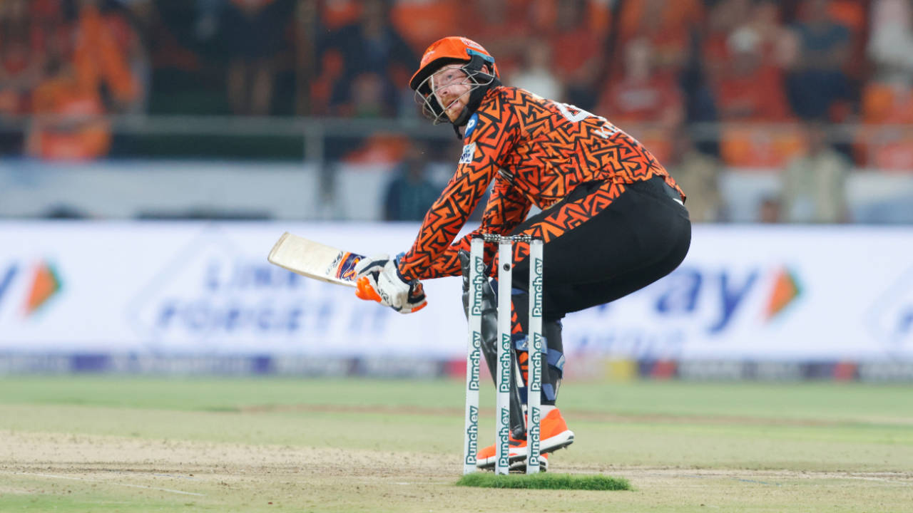 Heinrich Klaasen put the finishing touches on SRH's innings with 42 not out off 19, Sunrisers Hyderabad vs Rajasthan Royals, IPL 2024, Hyderabad, May 2, 2024
