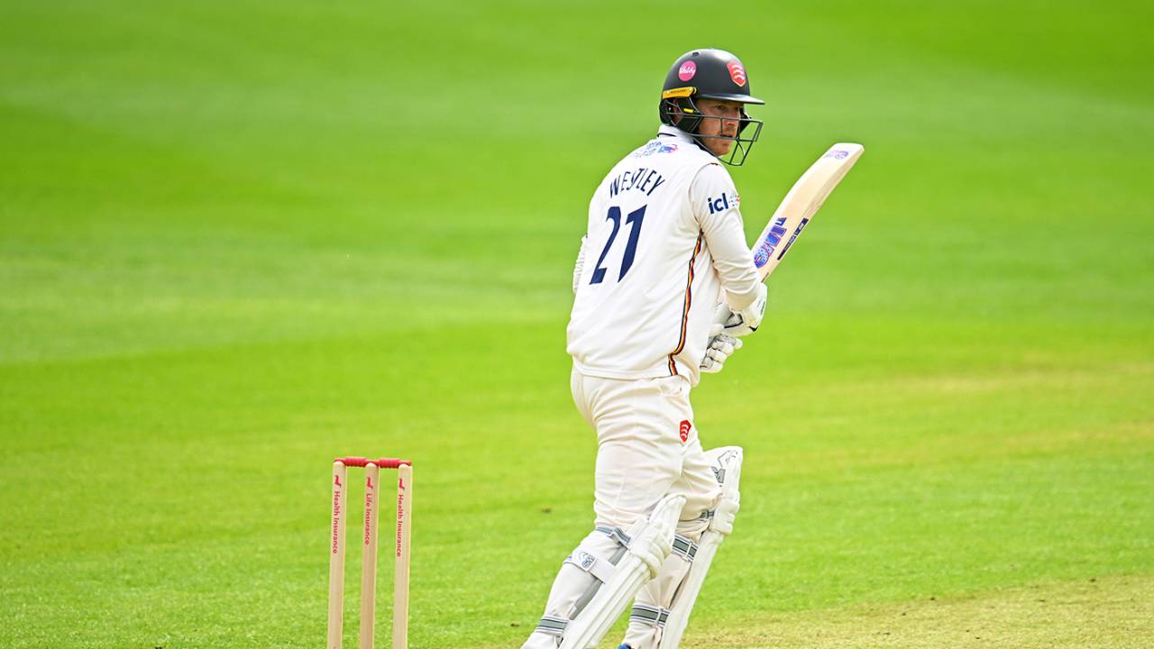 Tom Westley top-scored in a sub-par effort from the visitors, Somerset vs Essex, County Championship, Division One, Taunton, May 3, 2024