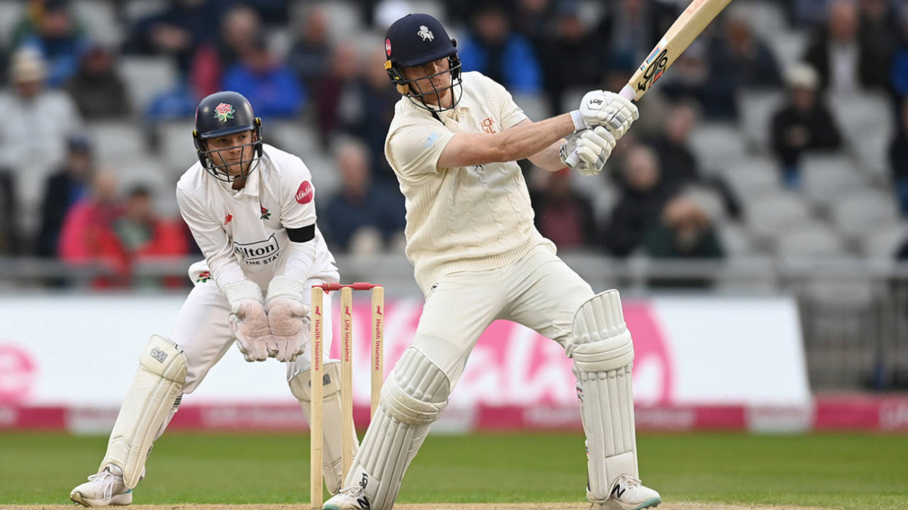 Joey Evison helped keep Lancashire at bay, Lancashire vs Kent, County Championship, Division One, Old Trafford, May 3, 3024