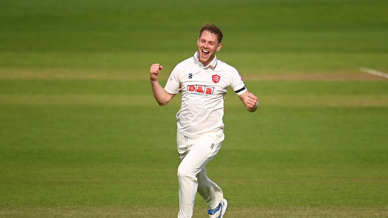 Jamie Porter bagged a five-wicket haul, Somerset vs Essex, County Championship, Division One, Taunton, May 3, 2024