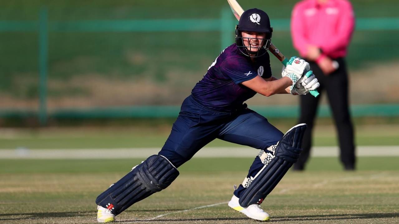Kathryn Bryce also steered the chase with an unbeaten 35, Ireland vs Scotland, Women's T20 World Cup Qualifier, 1st semi-final, Abu Dhabi, May 5, 2024