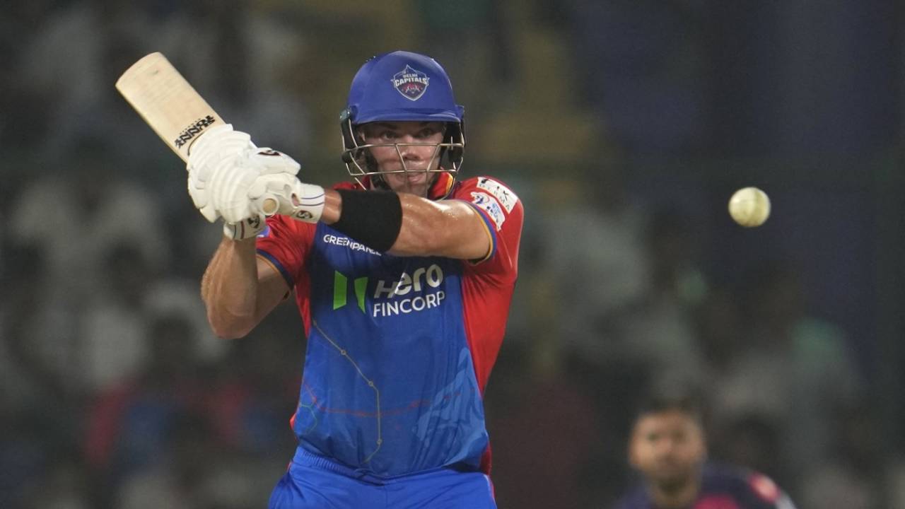 Tristan Stubbs started slow but latched on to a Yuzvendra Chahal over to cut loose, Delhi Capitals vs Rajasthan Royals, IPL 2024, Delhi, May 7, 2024