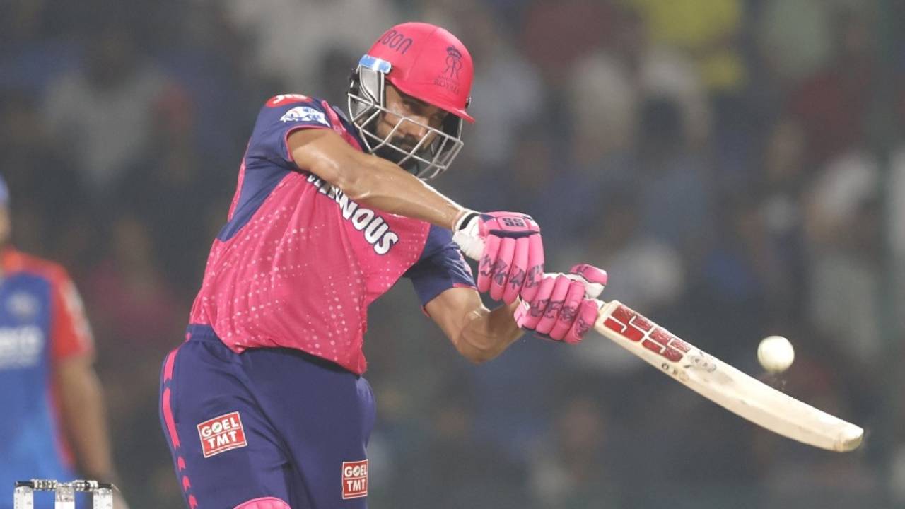 Shubham Dubey cracked 25 off 12 balls before falling to Khaleel Ahmed, Delhi Capitals vs Rajasthan Royals, IPL 2024, Delhi, May 7, 2024 
