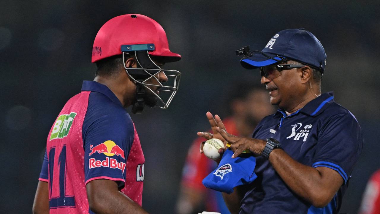 Sanju Samson isn't entirely satisfied with the catch in the deep that sent him back, Delhi Capitals vs Rajasthan Royals, IPL 2024, Delhi, May 7, 2024 