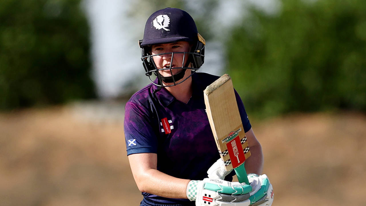 Kathryn Bryce enjoyed an excellent tournament with bat and ball, Scotland vs Thailand, Women's T20 World Cup Qualifier, Abu Dhabi, May 03, 2024