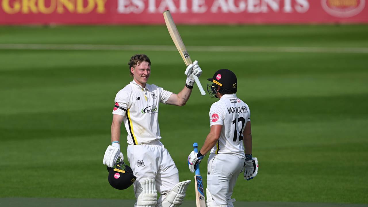 Miles Hammond recorded his fourth first-class hundred, Northamptonshire vs Gloucestershire, County Championship, Division Two, Wantage Road, May 10, 2024