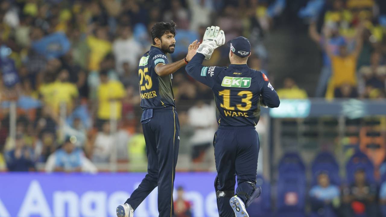 Sandeep Warrier struck in the first ball of his spell on Friday, Gujarat Titans vs Chennai Super Kings, IPL, Ahmedabad, May 10, 2024