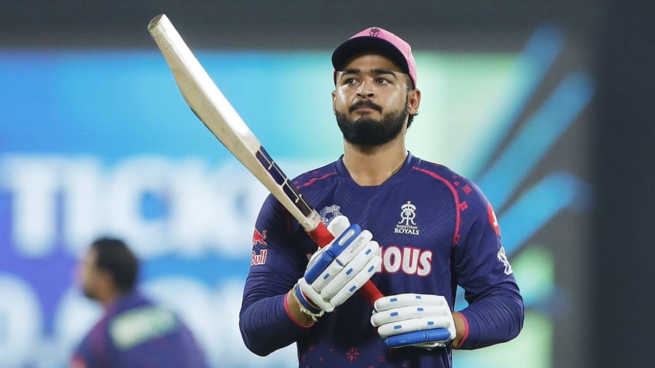 Riyan Parag practises ahead of the match, Rajasthan Royals vs Punjab Kings, IPL 2024, Guwahati, May 15, 2024