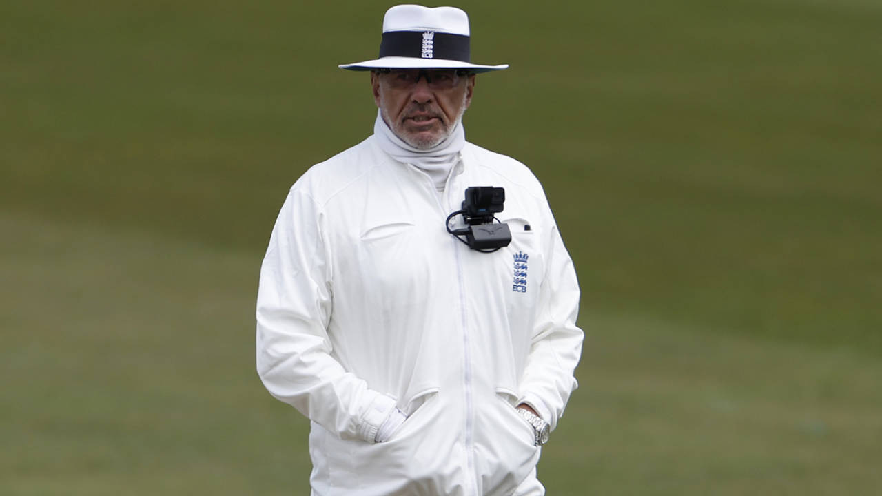 David Milns wearing the ECB's iHawk technology, Durham vs Essex, County Championship, Division One, Chester-le-Street, April 26, 2024