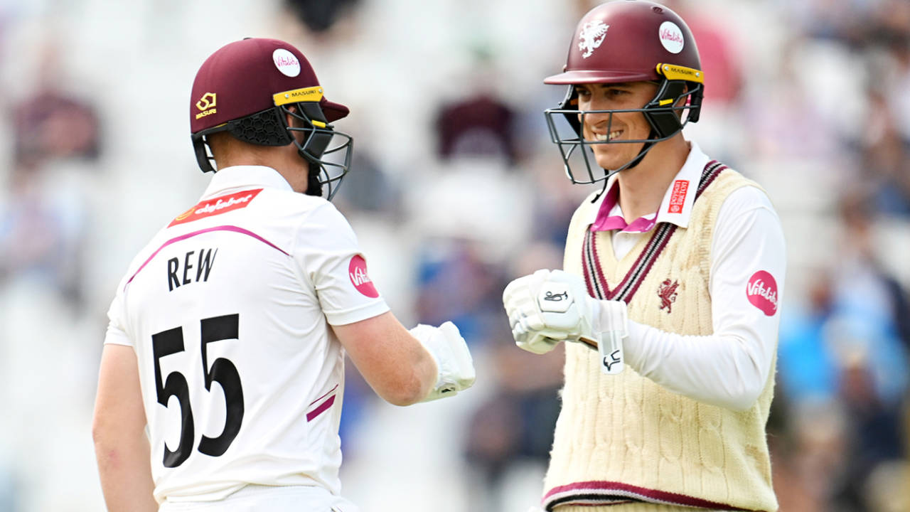 James Rew and Tom Banton put on a double-century stand, Somerset vs Kent, County Championship, Taunton, May 17, 2024