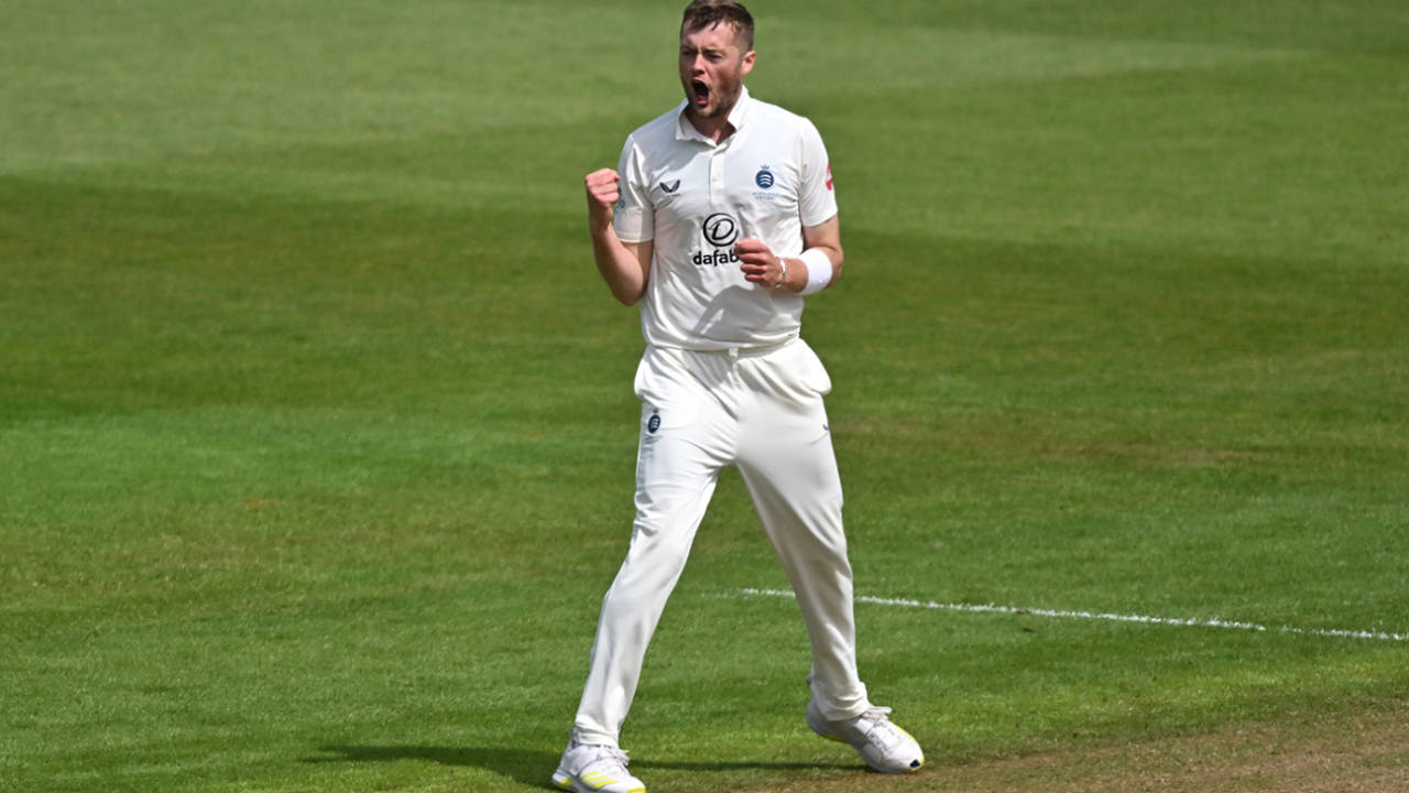 Tom Helm claimed a four-wicket haul, Glamorgan vs Middlesex, County Championship, Division Two, Cardiff, May 17, 2024