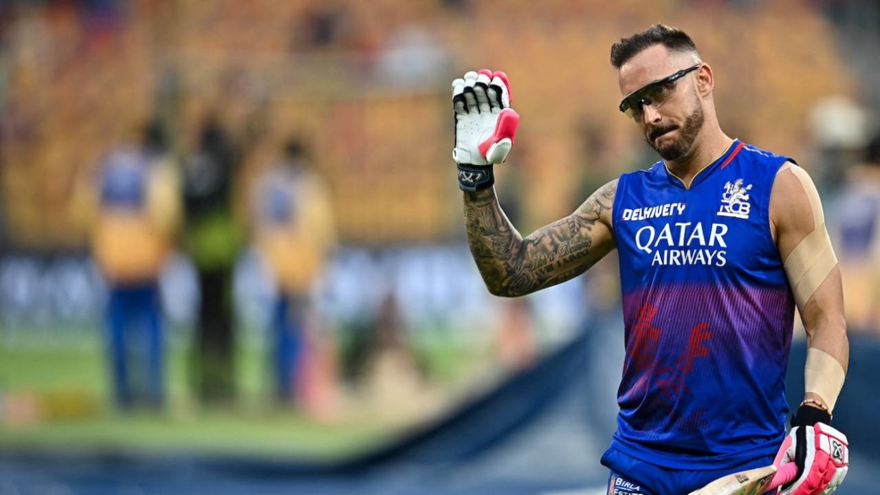 Faf du Plessis has reason to be confident after RCB's run of wins, Royal Challengers Bengaluru vs Chennai Super Kings, IPL 2024, Bengaluru, May 18, 2024
