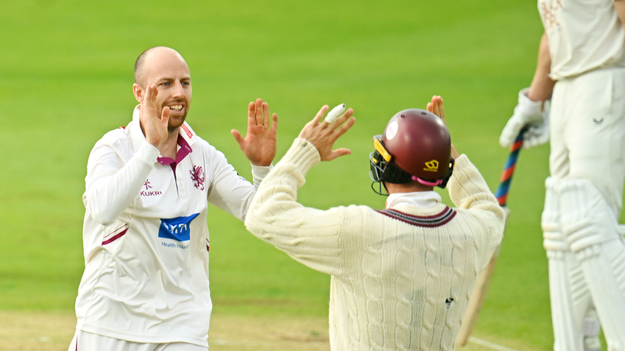 Jack Leach struck twice on his return to Championship action, Somerset vs Kent, County Championship, Taunton, May 18, 2024