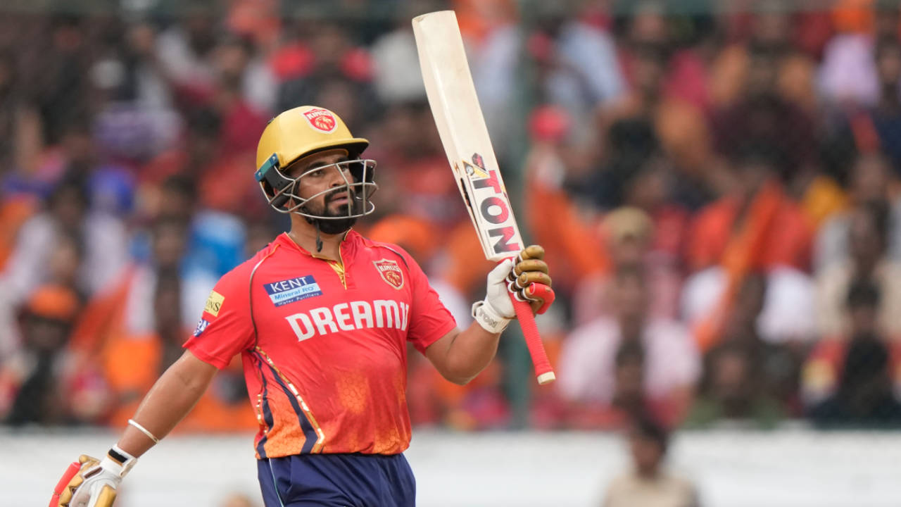 Prabhsimran Singh hit a fifty off 34 balls, Sunrisers Hyderabad vs Punjab Kings, IPL 2024, Hyderabad, May 19, 2024