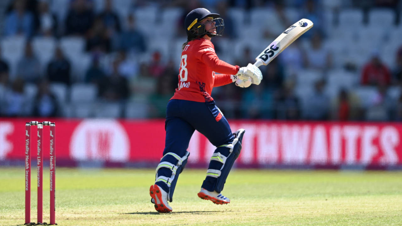 Danni Wyatt made 87 from 48 balls to power England's innings, England vs Pakistan, 3rd Women's T20I, Headingley, May 19, 2024