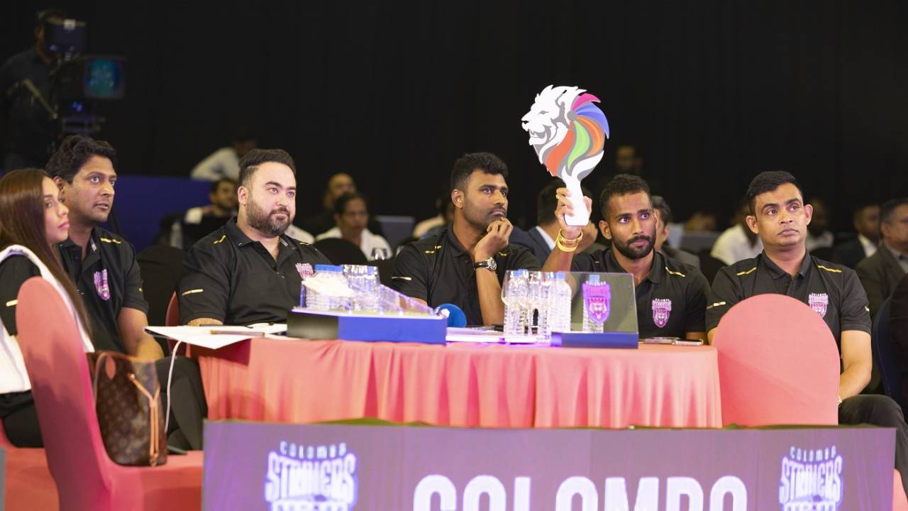 Thisara Perera and Chamika Karunaratne were part of Colombo Strikers' auction, Lanka Premier League 2024, Colombo, May 21, 2024