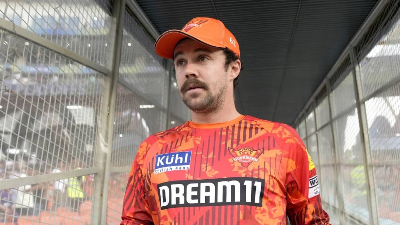 Travis Head walks out for a practice session, Kolkata Knight Riders vs Sunrisers Hyderabad, Qualifier 1, IPL 2024, Ahmedabad, May 21, 2024
