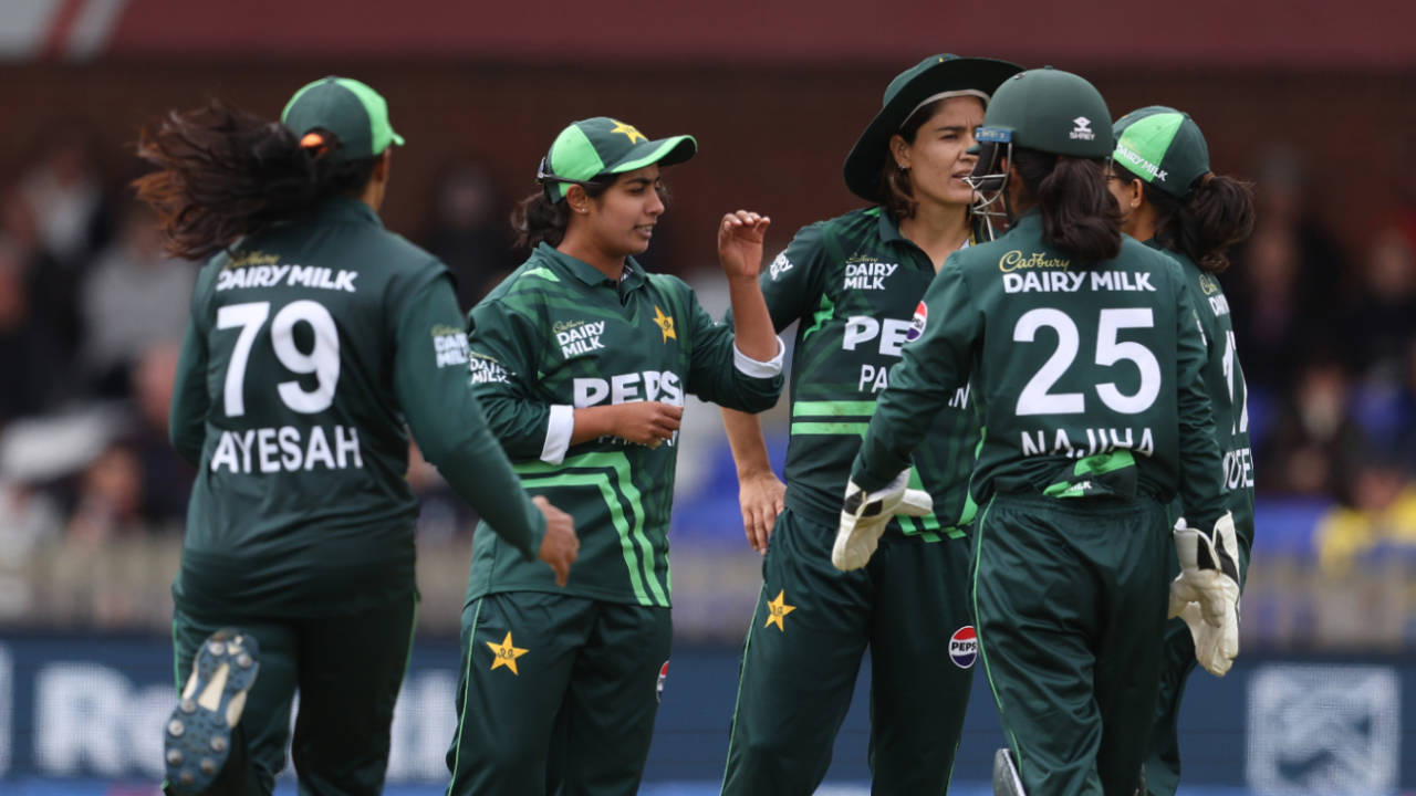 Nashra Sandhu broke England's opening stand in the first ODI, England vs Pakistan, 1st Women's ODI, Derby, May 23, 2024