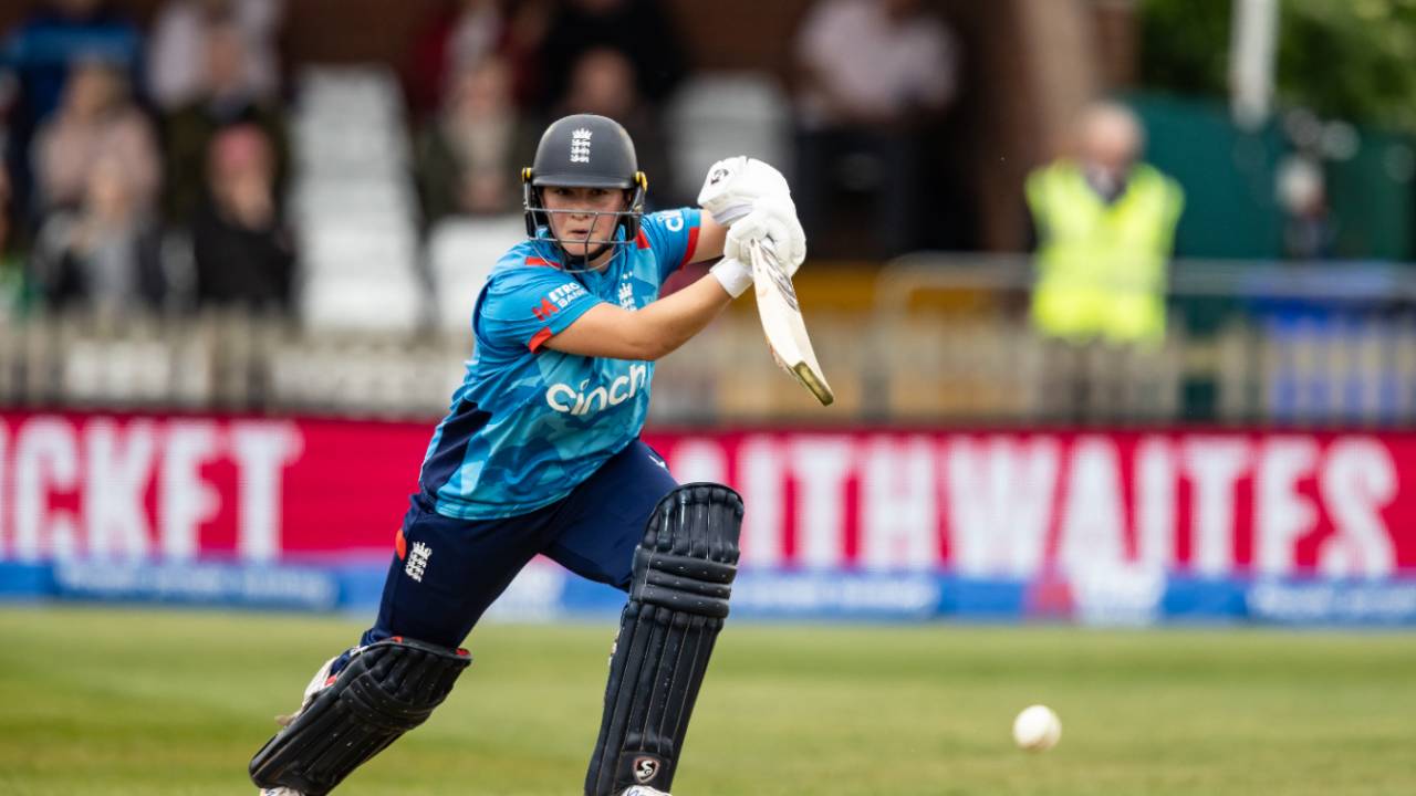 Alice Capsey played a key hand in England's innings, England vs Pakistan, 1st Women's ODI, Derby, May 23, 2024