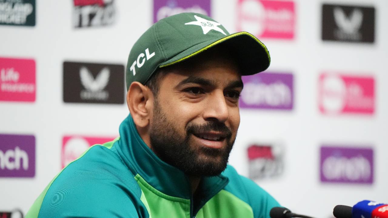 Haris Rauf talks to the media ahead of the third T20I against England, England vs Pakistan, 3rd T20I, Cardiff, May 27, 2024