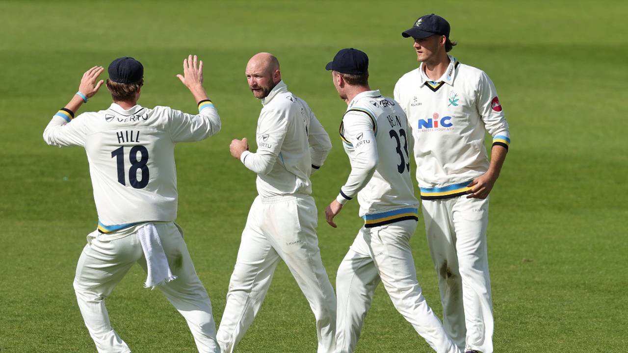 Adam Lyth was in the wickets as Yorkshire pushed for victory, Northants vs Yorkshire, Vitality County Championship, 4th day, Northampton, May 27, 2024