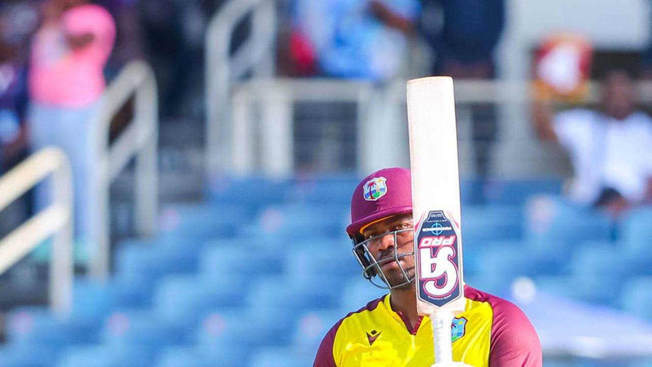 Johnson Charles led a commanding chase, West Indies vs South Africa, 3rd T20I, Sabina Park, May 26, 2024
