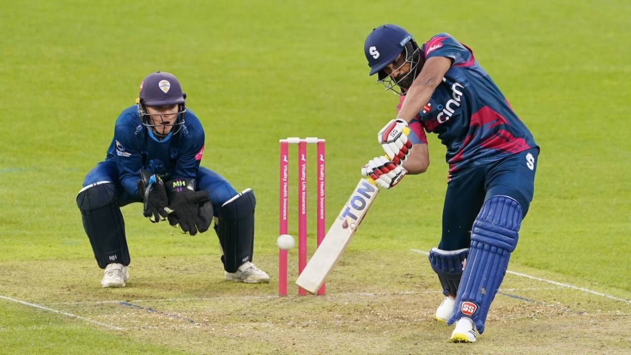 Ravi Bopara struck 56 not out on debut for Northamptonshire Steelbacks, Northamptonshire Steelbacks vs Derbyshire Falcons, Vitality Blast, May 30, 2024