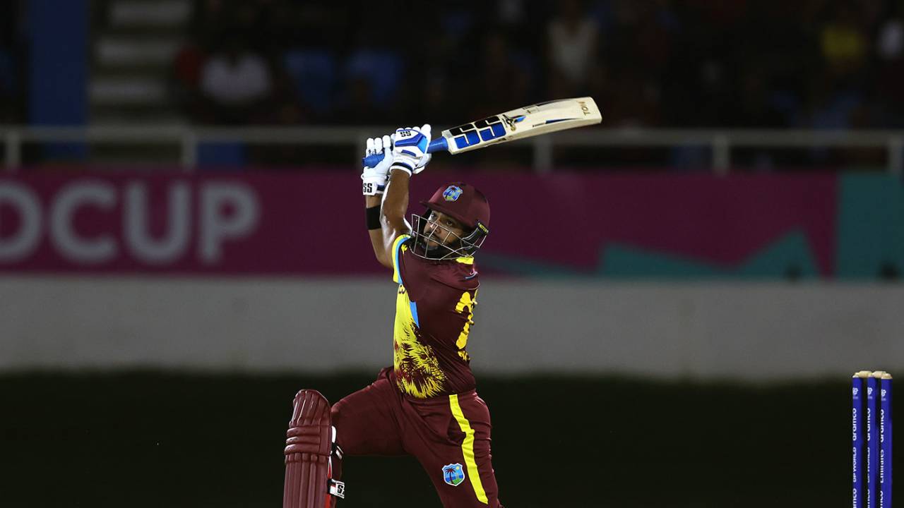 Nicholas Pooran flayed the Australia attack, West Indies vs Australia, T20 World Cup warm-up match, Queen's Park Oval, May 30, 2024