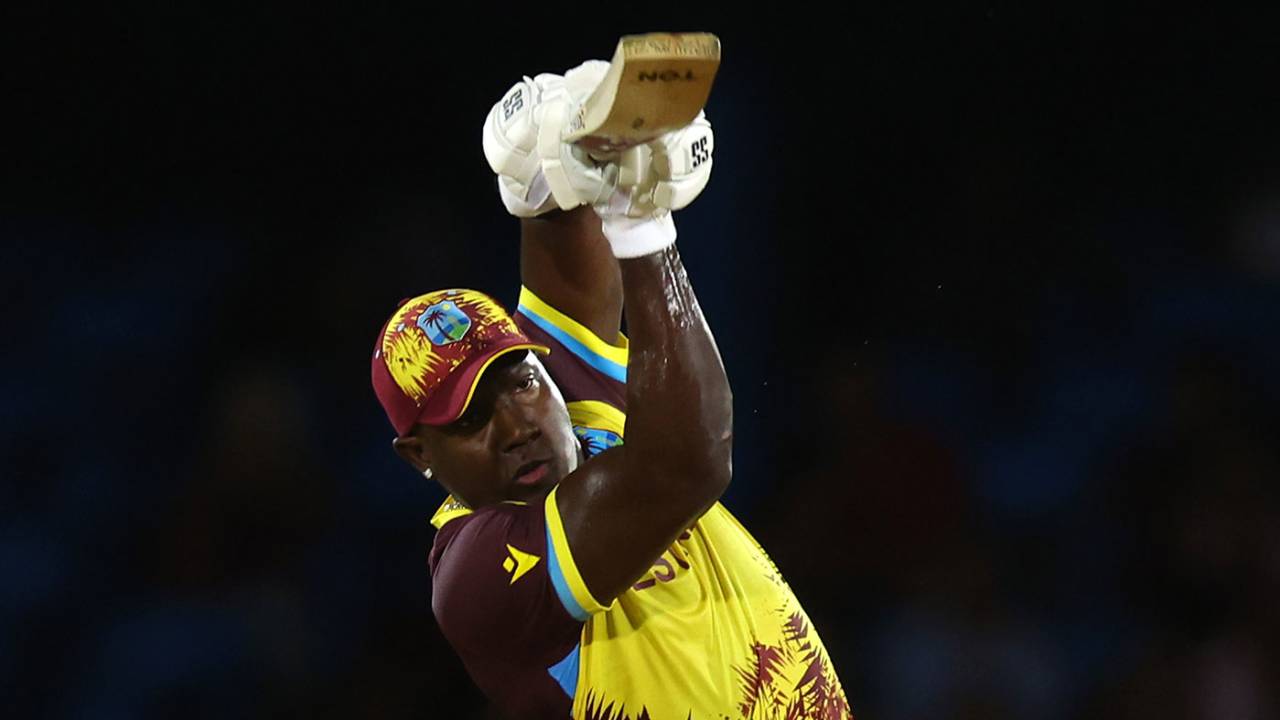Rovman Powell added to West Indies' onslaught, West Indies vs Australia, T20 World Cup warm-up match, Queen's Park Oval, May 30, 2024