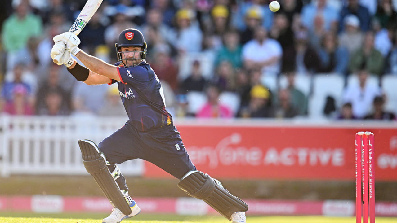 Dean Elgar made his first T20 half-century in five years, Somerset vs Essex, Vitality Blast, Taunton, May 31, 2024