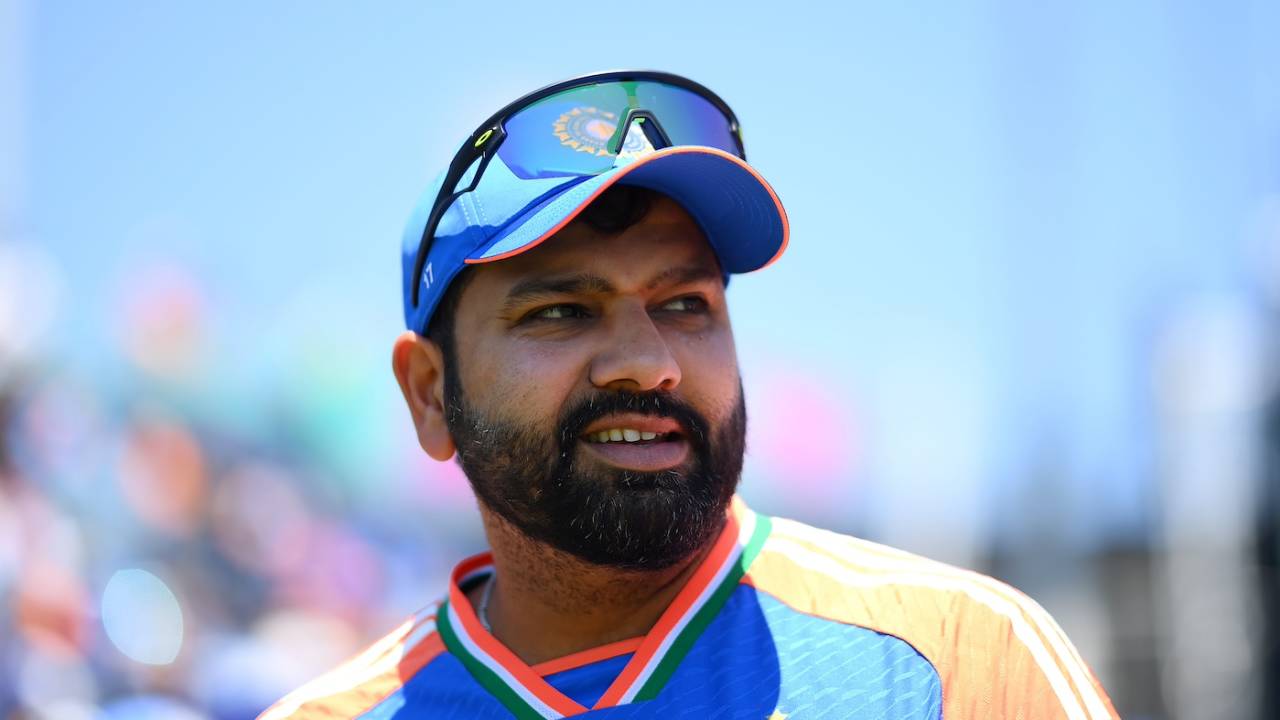 Rohit Sharma gets ready for Bangladesh's chase, Bangladesh vs India, T20 World Cup warm-up game, New York, June 1, 2024