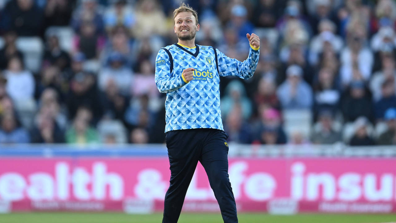 Danny Briggs helped strangle the Notts chase, Birmingham vs Nottinghamshire, Vitality T20 Blast, Edgbaston, June 1, 2024