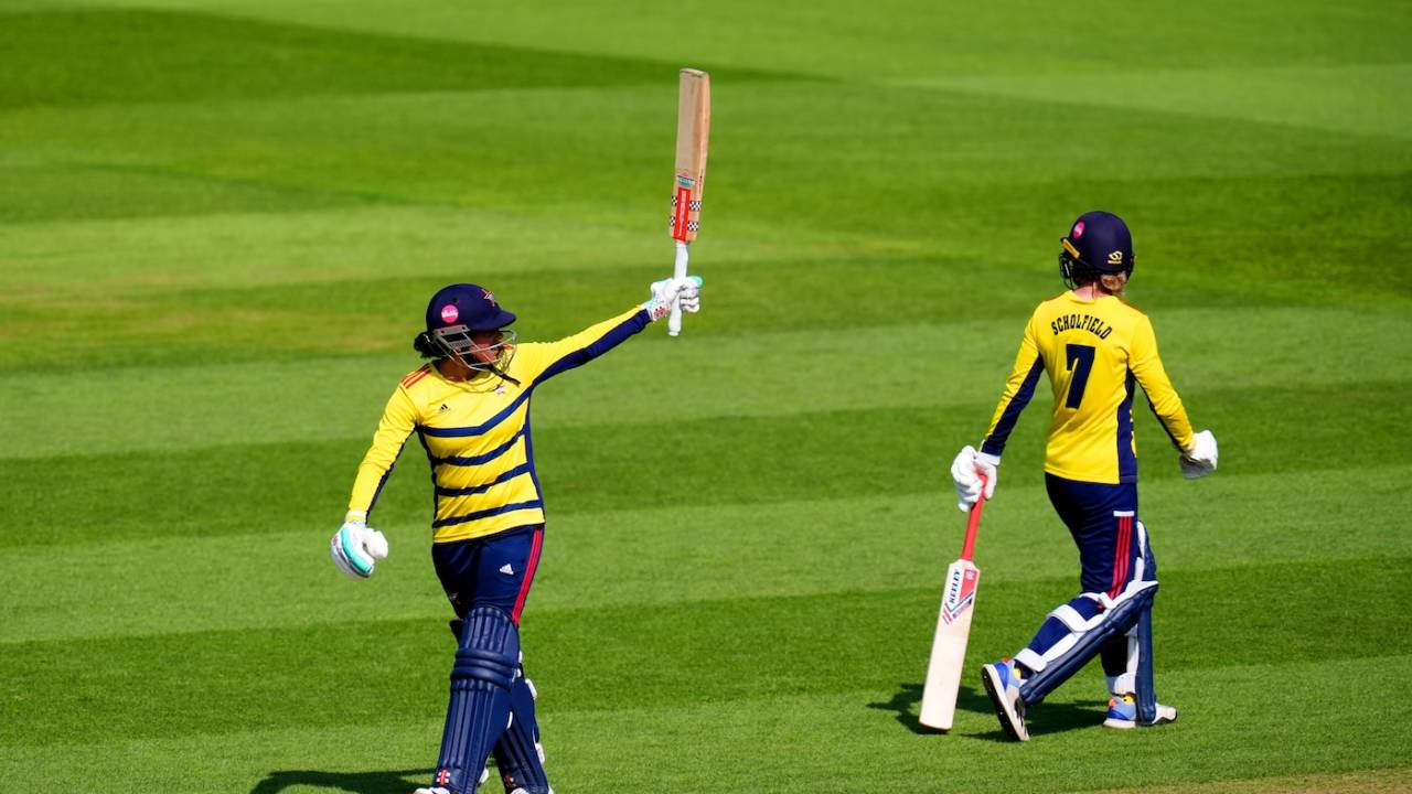 Sophia Dunkley and Paige Schofield put on 87 for the second wicket, South East Stars vs Southern Vipers, Kia Oval, June 2, 2024